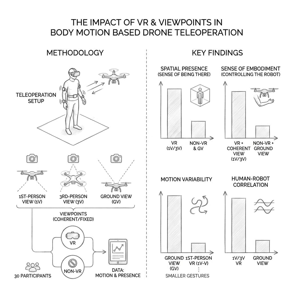 Impact of VR and Viewpoints in Drone Teleoperation