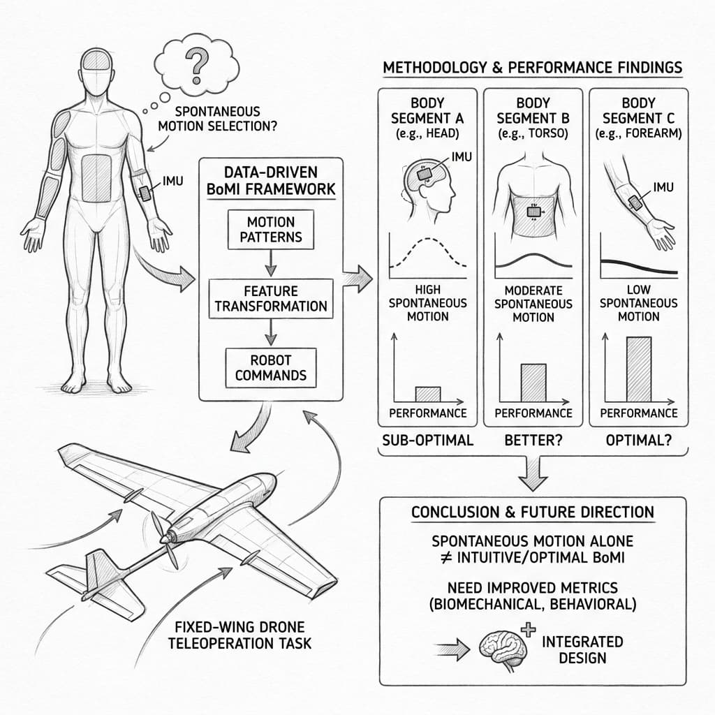 Body Segment Fitness for Intuitive Body-Machine Interfaces